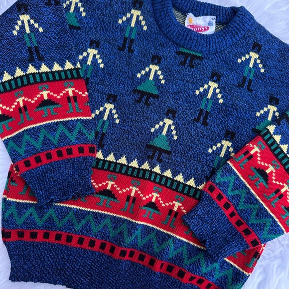 Vintage Geometric Sweater 6 - Picture 2 of 3